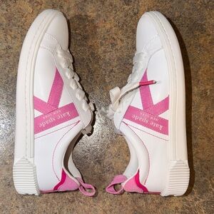 Kate Spade Signature Action Napa Calf Leather Sneakers